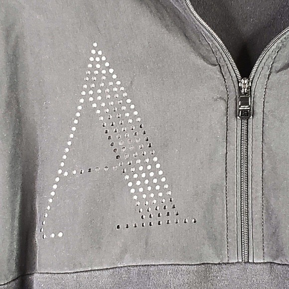 Armani Exchange AX Mens Large Black Pullover Quarter Zip Sweater Sweatshirt - Picture 8 of 8